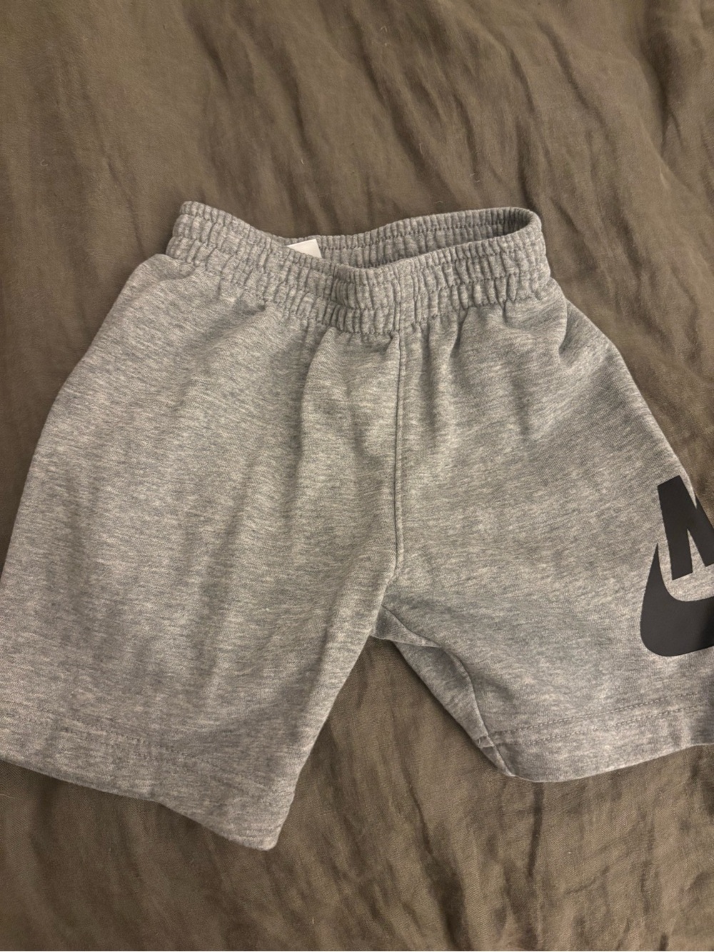 Nike Grey Kids Logo Athletic Shorts 4T